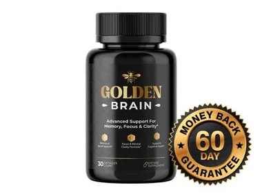 Golden Brain memory and focus support capsules